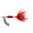 Wordens Rooster Tail In-Line Spinner, 2 1/2in, 1/6 oz Treble Hook, Red Ant, 210-RANT