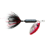 Wordens Rooster Tail In-Line Spinner, 2 1/2in, 1/6oz Treble Hook, Tinsel Black, 210-TBL