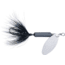 Wordens Rooster Tail In-Line Spinner, 2 1/4in, 1/8 oz Single Hook, Black, 0148-3347