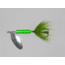 Wordens Rooster Tail In-Line Spinner, 2 1/4in, 1/8 oz Treble Hook, Caterpillar, 208-CAT