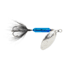 Wordens Rooster Tail In-Line Spinner, 2 1/4in, 1/8 oz Treble Hook, Metallic Blue, 208-MBLU