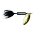 Wordens Rooster Tail In-Line Spinner, 2 1/4in, 1/8 oz Treble Hook, Metallic Green Black, 208-MGRB