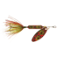 Wordens Rooster Tail In-Line Spinner, 2 3/4in, 1/4 oz Treble Hook, Frog Bleeding, 212-FRB
