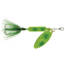 Wordens Rooster Tail In-Line Spinner, 2 3/4in, 1/4 oz Treble Hook, Frog Spring, 212-FRS