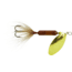 Wordens Rooster Tail In-Line Spinner, 2 3/4in, 1/4 oz Treble Hook, Glitter Brown, 212-GBR