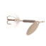 Wordens Rooster Tail In-Line Spinner, 2 3/4in, 1/4 oz Treble Hook, Hammered Silver White, 212-HSWH