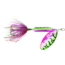 Wordens Rooster Tail In-Line Spinner, 2 3/4in, 1/4 oz Treble Hook, Tinsel Rainbow Tiger, 212-TRBOT