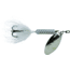 Wordens Rooster Tail In-Line Spinner, 2 3/4in, 1/4 oz, Treble Hook, White, 212-WH
