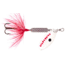 Wordens Rooster Tail In-Line Spinner, 2in, 1/16 oz, Treble Hook Black Brass Blade, 0148-0004