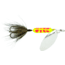 Wordens Rooster Tail In-Line Spinner, 2in, 1/16 oz Treble Hook, Clown Coachdog, 206-CLCD