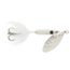 Wordens Rooster Tail In-Line Spinner, 2in, 1/16 oz Treble Hook, Flash White, 206-FWH