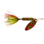 Wordens Rooster Tail In-Line Spinner, 2in, 1/16 oz Treble Hook, Frog Bleeding, 206-FRB