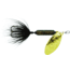 Wordens Rooster Tail In-Line Spinner, 2in, 1/16 oz Treble Hook, Glitter Black, 206-GBL
