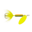 Wordens Rooster Tail In-Line Spinner, 2in, 1/16 oz Treble Hook, Glitter Firetiger, 206-GFRT