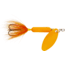 Wordens Rooster Tail In-Line Spinner, 2in, 1/16 oz Treble Hook,Glitter Orange, 206-GOR