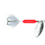 Wordens Rooster Tail In-Line Spinner, 2in, 1/16 oz Treble Hook, Glitter Rocket Red, 206-GRR