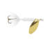 Wordens Rooster Tail In-Line Spinner, 2in, 1/16 oz Treble Hook, Glitter White, 206-GWH
