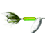 Wordens Rooster Tail In-Line Spinner, 2in, 1/16 oz Treble Hook, Metallic Chartreuse Lime, 206-MCLI