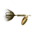 Wordens Rooster Tail In-Line Spinner, 2in, 1/16 oz Treble Hook, Metallic Gold Black, 206-MGBL