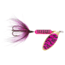 Wordens Rooster Tail In-Line Spinner, 2in, 1/16 oz Treble Hook, Pink Black Tiger, 206-PKBT