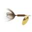 Wordens Rooster Tail In-Line Spinner, 2in, 1/16 oz Treble Hook, Pumpkin Seed, 206-PMSD