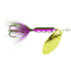 Wordens Rooster Tail In-Line Spinner, 2in, 1/16 oz Treble Hook, Rainbow, 206-RBOW