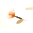 Wordens Rooster Tail In-Line Spinner, 2in, 1/16 oz Treble Hook, Rusty Coachdog, 206-RUCD