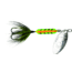 Wordens Rooster Tail In-Line Spinner, 2in, 1/16 oz Treble Hook, Zebra Tiger, 206-ZEB