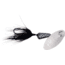 Wordens Vibric Rooster Tail Dressed Spinner, 1/4 oz, Black, 456-BL