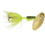 Wordens Vibric Rooster Tail Dressed Spinner, 1/4 oz, Chartreuse, 456-CHR