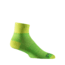 Wrightsock Double Layer CoolMesh II Quarter Sock, Lemon/Lime, Small, 8051.3301