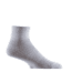 Wrightsock Double Layer CoolMesh II Quarter Sock, Lt. Grey, Large, 8053.05