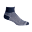Wrightsock Double Layer CoolMesh II Quarter Sock, Lt Grey/Navy, Medium, 8052.6201