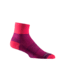 Wrightsock Double Layer CoolMesh II Quarter Sock, Plum/Pink, Small, 8051.2401