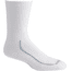 Wrightsock Endurance Crew Safety Toe Socks, White/Grey, Large, 9063.7101