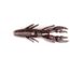 X Zone 3.5in Punisher Punch Craw, Black Red Flake, 11911