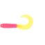 X Zone 3in Grub, Bubblegum/ Chart Tail 14pk, 1517