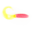 X Zone Swirl Tail Grub 517, Bubblegum/ Chart Tail 18/Pack, 33517