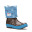 Xtratuf Salmon Sisters Legacy Whale Print - Womens, Chocolate/Blue, 5, 25512-BRN-050