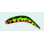 Yakima Bait Flatfish Wiggling Plug, #F-7, Treble Hooks, Floating, Firetiger, 2-1/4in, 955-FRT
