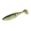 Yamamoto Baits Paddle Tail Zako Soft Bait, 5, 4in, Green Pumpkin-White, YAM-134P-05-981