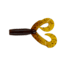Yamamoto Baits Double Tail Grub 5in, 20pk, Dark Pumpkin with Black, 16-20-286