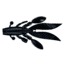 Yamamoto Baits Flappin Hog Creature Bait, 3.75in, 7pk, Black with Large Blue, FH-07-021