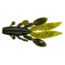 Yamamoto Baits Flappin Hog Creature Bait, 3.75in, 7pk, Green Pumpkin with Large Green &amp; Large Purple, FH-07-301