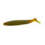 Yamamoto Baits Heart Tail 4.5in, 5pk, Green Pumpkin with Black Flake, 128-05-297
