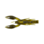 Yamamoto Baits PsychoDad Crawdad Bait, 4in, 5pk, Green Pumpkin with Large Black, 3K-05-297