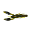Yamamoto Baits PsychoDad Crawdad Bait, 4in, 5pk, Green Pumpkin with Large Green & Large Purple, 3K-05-301