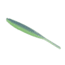 Yamamoto Baits Shad Shape Worm 3.75in, Chartreuse/Electric Blue, YAM-68L-10-9007