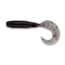 Yamamoto Baits Single Tail Grub 4in, 20pk, Cinnamon Brown with Large Black, 40-20-176