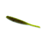 Yamamoto Baits Shad Shape Worm, 10, 3.75in, Green Pumpkin &amp; Black Flake, YAM-68L-10-297